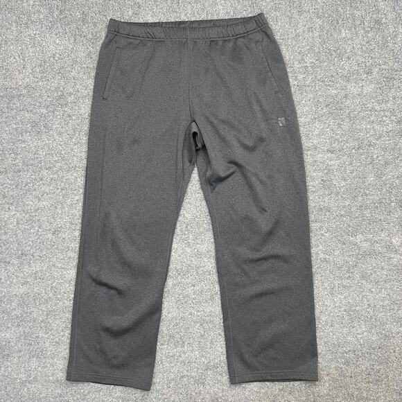 The North Face Sweatpants Men's Large Gray High Rise Drawstring Straight Leg - Picture 1 of 11